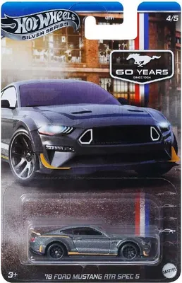 Produktbild von Hot Wheels '18 Ford Mustang RTR, Maßstab 1:64
