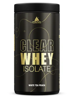 Immagine prodotto di Clear Whey Isolate - 450 g: Tè bianco e pesca I 15 porzioni I proteine di alta qualità I gusto fruttato e rinfrescante I senza zucchero