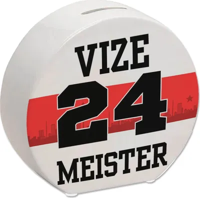 Produktbild von Stuttgart Brustring Spardose mit Spruch Vizemeister 2024