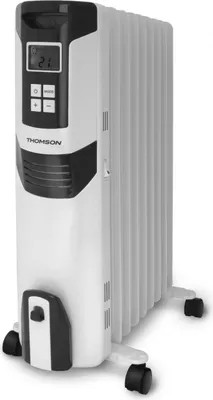 Produktbild von Thomson THBDH07DPB, Öl-Heizlüfter, Öl, Drinnen, Flur, Weiß, LCD