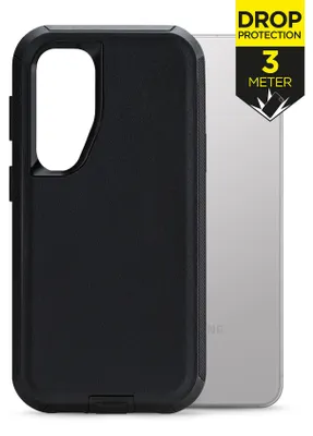 Produktbild von Mobilize Defender Handyhülle für Samsung Galaxy S24 FE Hülle Hardcase Backcover Stoßfest - Schwarz