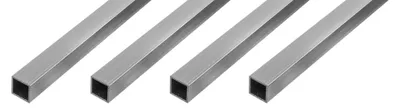 Zdjęcie produktu dla Profil Alberts 4 x BA, rura kwadratowa, aluminium, naturalny, 15 x 15 x 1 mm, długość 1 m