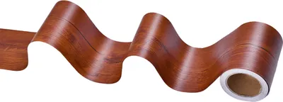 Produktbild von 1 Rolle 5 cm/10 cm x 10 m Holzmaserung Bordürenaufkleber, wasserdicht, PVC, selbstklebend, zum Abziehen und Aufkleben, Spiegelrahmen, Küche, Badezimmer, Wandbordüre, Dekoration, Tapete