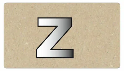 Obrázek produktu pro Spiegelornamente Kleinbuchstabe Z