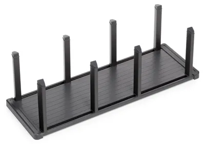 Zdjęcie produktu dla Emuca Suszarka na naczynia Orderbox, 159x468 mm, Aluminium i Plastik, Szary antracytowy