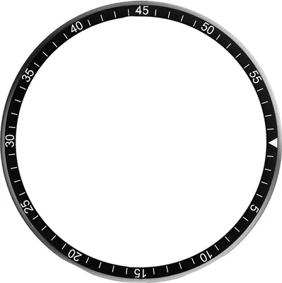 Image de INF Bague de Lunette Noire 40mm en Acier Inoxydable pour Galaxy Watch