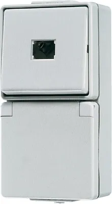 Produktbild von Jung Taster-/SCHUKO-Kombination 671 W 671W