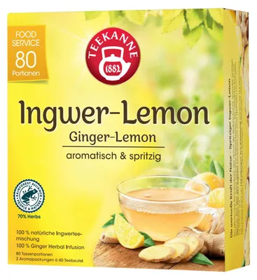 Zdjęcie produktu dla Teekanne Tee Ingwer Lemon 7034 80St