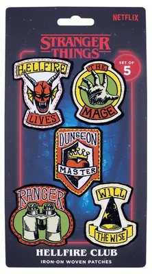 Produktbild von Stranger Things Stoffaufnäher 5er-Pack