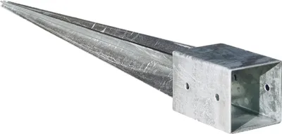 Produktbild von Alpholz Einschlagbodenhülse für Pfosten 7 x cm aus Stahl