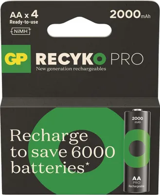 Nabíjecí baterie GP ReCyko Pro Professional AA (HR6), 4 ks