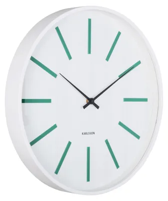 Produktbild von WANDUHR Arruga Retro - Weiß - 40/40/ cm