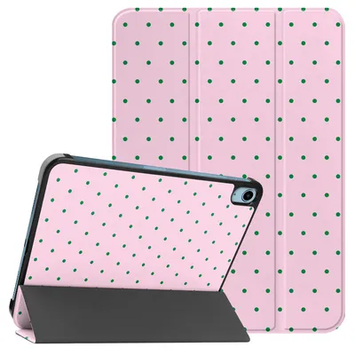 Productafbeelding van imoshion Design Trifold Bookcase voor de Apple iPad 11 (2025) 11 inch A16 / iPad 10 (2022) 10.9 inch - Happy Dots