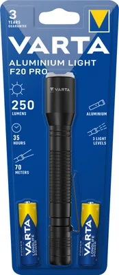 Produktbild von Varta Taschenlampe Aluminium Light F20 Pro          2AA