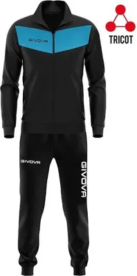 Immagine prodotto di Set sportivo Givova Visa Triacetato Nero/turchese