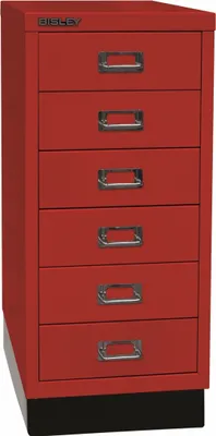 Produktbild von Bisley MultiDrawer Schubladenschrank - Farbe: Kardinalrot