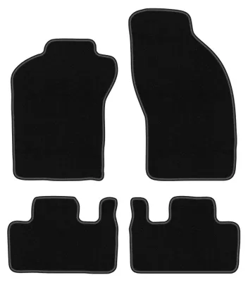 Produktbild von Velours-Fußmatten für FIat Coupe 1993-2000 (Coupé) – 4-tlg, Schwarz, passgenau – Wielganizator BASIC