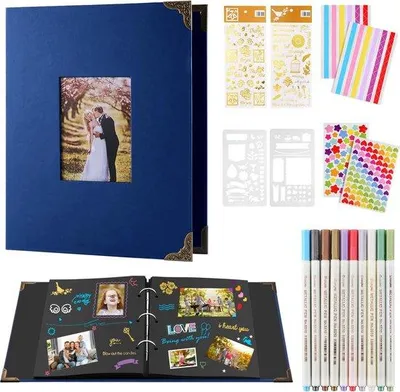 Produktbild von Scrapbook Album DIY Vintage Fotoalbum mit Accessoires