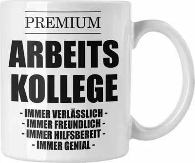 Produktbild von Trendation - Lieblingskollege Premium Kollege Lustige Tasse für Kollege zum Geburtstag als Geschenk mit Sprüchen (Weiß)