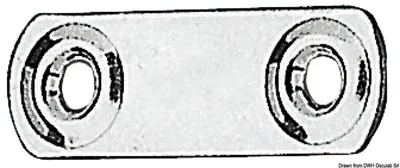 Image de Plaquette de fixation 50 x 16 mm , 1 pièce