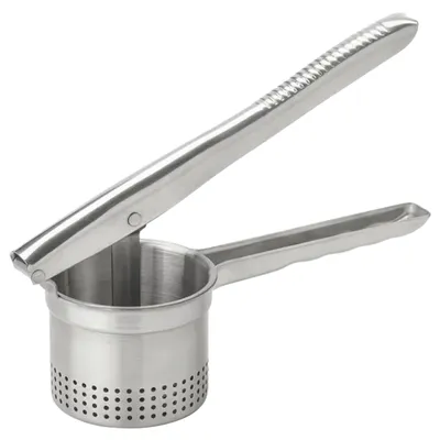 Kartoffelpresse aus Edelstahl, manuelle Püreepresse, 1 Stück