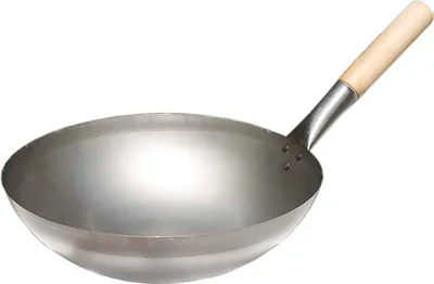 Produktbild von PAELLA WORLD 19996 Wokpfanne, 33 cm max. Durchmesser, Edelstahl