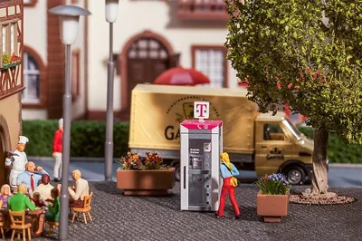 Produktbild von Faller 180956 - 1/87 / H0 Telefonzelle Telekom - Neu