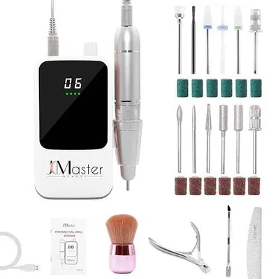 Zdjęcie produktu dla Frezarka do paznokci profesjonalna 35000 obr/min elektryczna dla manicure