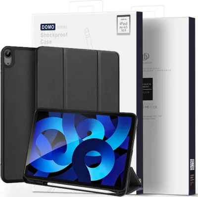 Obrázek produktu pro Dux Ducis Domo Flipové A Chytré Pouzdro Na Spaní Pro Ipad Air 4 / 5 10,9'' - Černé