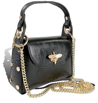 Immagine prodotto di borsa Toscanto nera metallizzata in pelle D2OTTM805UM