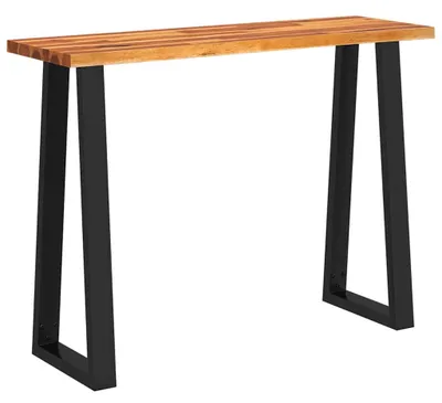 Productafbeelding van vidaXL Console tafel, boomranddesign, 110x35x80 cm, massief acaciahout