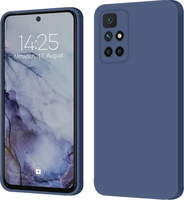 Produktbild von Hülle für Xiaomi Redmi 10 Case Cover Bumper Silikon Softgrip Schutzhülle Farbe: Lavendelblau