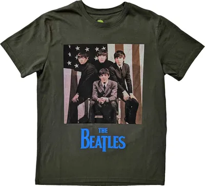 Produktbild von The Beatles - T-Shirt für Herren/Damen Uni RO5636 (XL) (Grün)