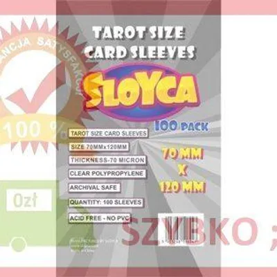 Obrázok produktu pre Tarotové tričká 70x120mm (100ks) SLOYCA