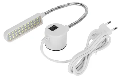 Produktbild von Nähmaschine LED Lampe 30 Perlen Schwanenhals Arbeitslicht mit Magnetfuß AC