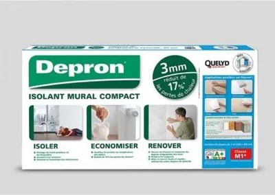 Obrázok produktu pre 12 Depron Compact Tepelná izolácia G9 - 9 mm - 1 m x 1 m - 7 dosiek - Quelyd