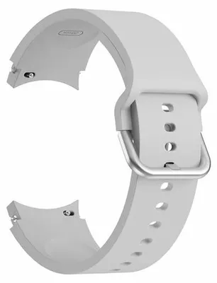 Produktbild von By Qubix passend für Samsung Galaxy watch 7 / Galaxy Watch FE - 40 mm & 44 mm - Classic Sportarmband - Grau