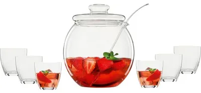 Produktbild von Bohemia Cristal Libera, 4,5 l, 6 Stück(e), Glas, 300 ml, Glas, Kunststoff