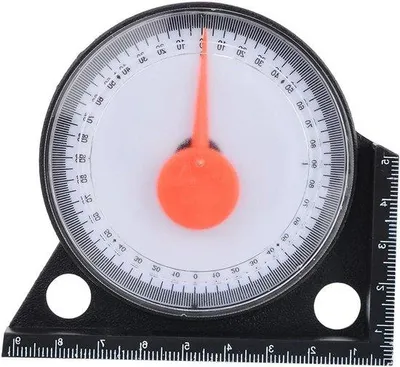 Image de Petit inclinomètre avec socle magnétique, vérificateur d'angle, 360 degrés