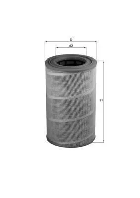 Produktbild von Luftfilter MAHLE LX 789 Filtereinsatz