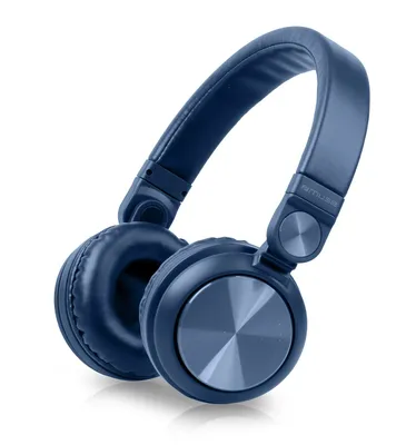 Image de Muse M-276BTB casque/écouteurs Bandeau filaire et sans fil Appels/musique Bluetooth Bleu