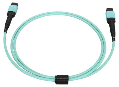 Obrázok produktu pre Optický prepojovací kábel 1 m, MPO – MPO, 8-vláknový prepojovací kábel pre SFP transceivery a ethernetové prepínače