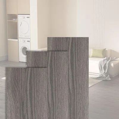 Immagine prodotto di Pavimento in laminato PVC autoadesivo (63 pezzi, 9 m²), impermeabile e resistente agli strappi, per cucina, soggiorno e balcone, grigio scuro