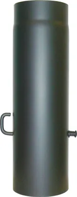 Produktbild von Ofenrohr mit Drosselklappe gussgrau 2mm 150x500mm