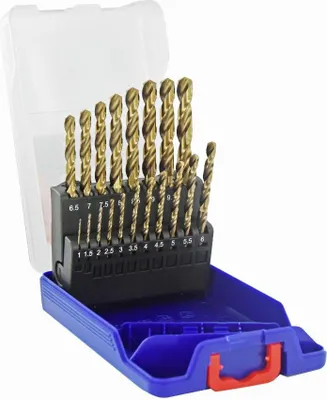 Immagine prodotto di TIVOLY punta corta cilindrica HSS - Set di 19 - 11451970015