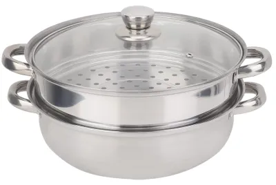 Obrázek produktu pro Parní hrnec se skleněným víkem - Pro zdravé vaření