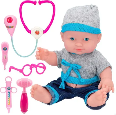 Produktbild von Baby Shark Mit Dr. Sounds And Accessories Baby Doll Rosa Rosa One Size