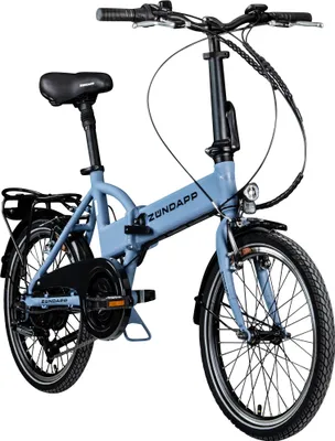 Produktbild von Zündapp Z101 20 Zoll Elektro Klapprad für Erwachsene 150 - 180 cm 6 Gang E Klappfahrrad E Bike Faltrad Pedelec StVZO