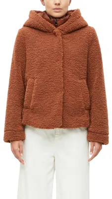 Produktbild von s.Oliver Teddyjacke mit herausnehmbarem Steppeinsatz – Größe 34, 8807_terrakotta