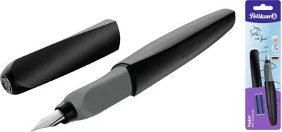 Image de Pelikan Twist Fllhalter Black, schwarz/grau